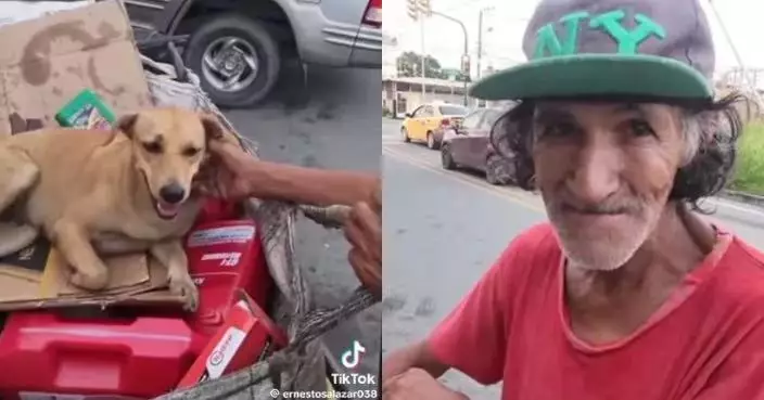 靠拾荒維生 垃圾清運男與狗狗相依為命拒高價轉讓：因為牠愛我！