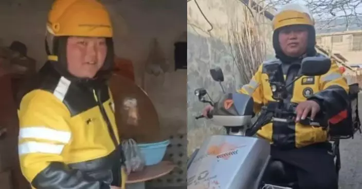 月入逾萬元 江蘇小鎮唯一外賣騎手一人撐起全鎮外賣市場爆紅網絡