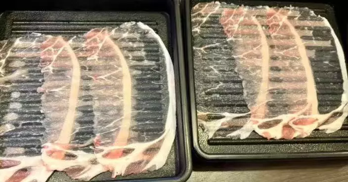 日自助餐廳豬里脊「薄如蟬翼」近乎透明震驚食客 網民嘆：神級刀功！