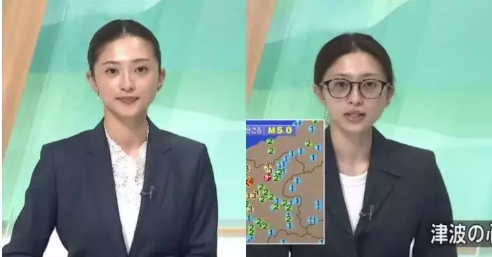 休假遇強震11分鐘趕返主播台 日女主播素顏上陣播報災情獲讚專業