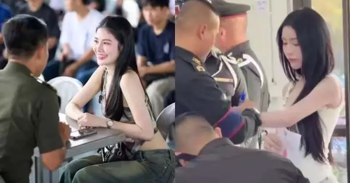 泰國徵兵抽籤現場再現「美女如雲」 擁五百萬粉絲網紅亮相掀熱議