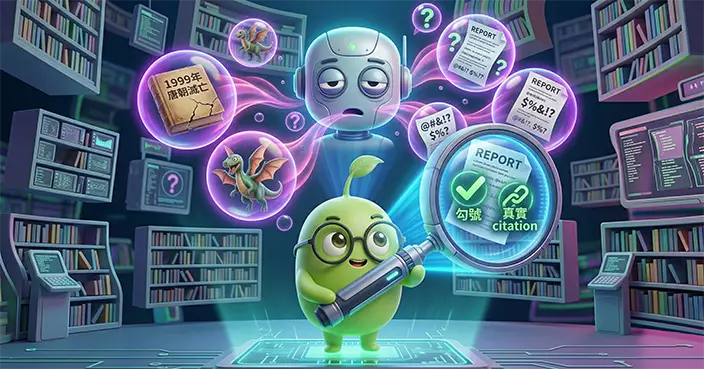 【AI 小息 🧃 】Google 都搵唔到出處？教你 1 秒識穿 AI 嘅「發開口夢（幻覺）」！🤖💬