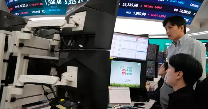 韓股午後升勢更勁 收漲426點或8.44%