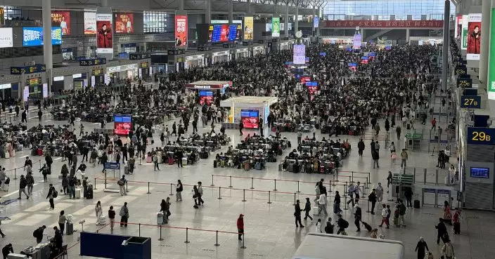 全國鐵路今料發送2190萬人次 5天長假客流達最高峰