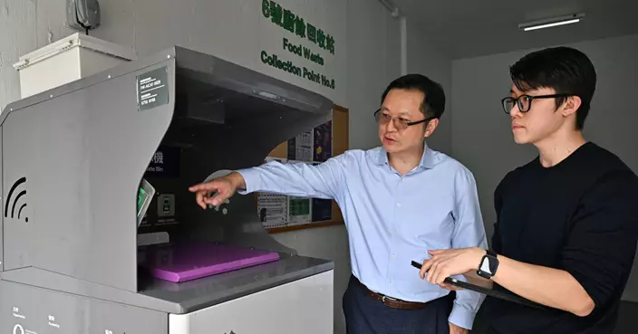 政府持續擴展廚餘回收網絡漸見成效 改善回收桶設計方便市民參與