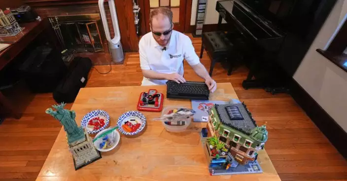 失明人士發明無障礙樂高說明書 助同路人享受砌積木樂趣