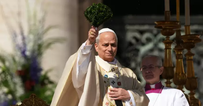 首度主持復活節彌撒 天主教教宗良十四世籲抱持希望對抗戰爭暴力