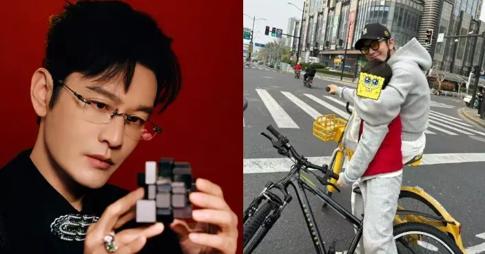 黃曉明帶9歲兒子踩單車意外犯法 即出PO道歉兼到執法部門自首