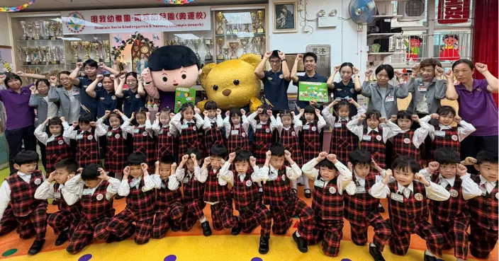 安熊走入校園　國安教育寓教於樂