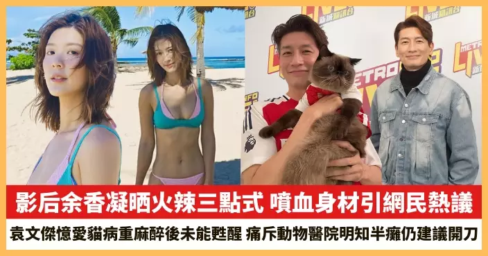 【2026.4.9娛圈熱點】影后余香凝晒火辣三點式 袁文傑憶愛貓病重麻醉後未能甦醒