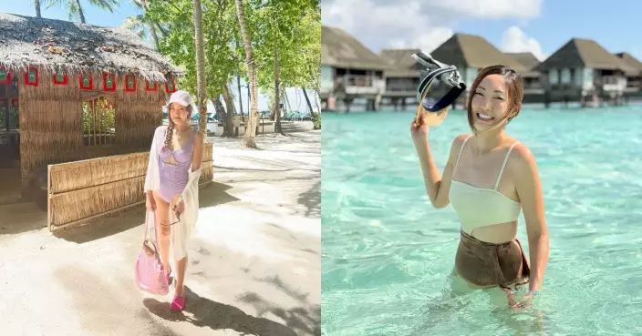 前TVB主播變豪門少奶奶 蔡雪瑩度假大騷零贅肉