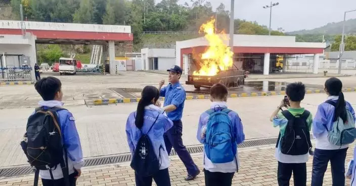醫療輔助隊少年團參觀消防及救護學院 近距離接觸專業設施