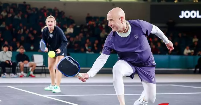 阿加斯與嘉芙北京領銜明星表演賽 跨越國界推動匹克球發展