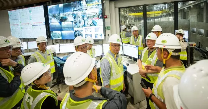 謝展寰偕議員視察首座轉廢為能設施I·PARK1 高溫焚化熱能可供電10萬家庭