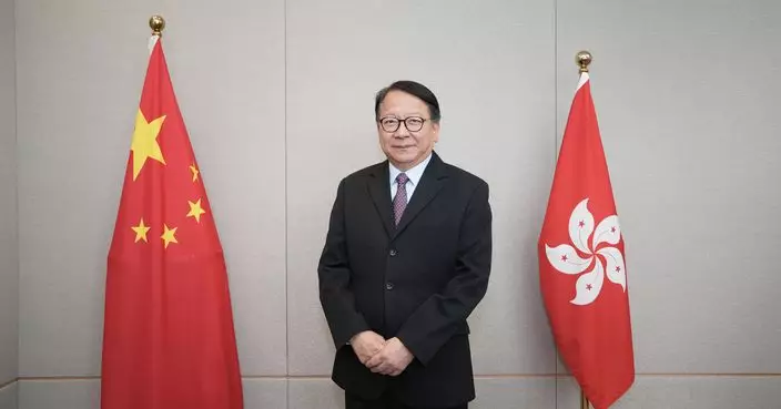 全民國家安全教育日 保安局轄下紀律部隊舉行升旗儀式