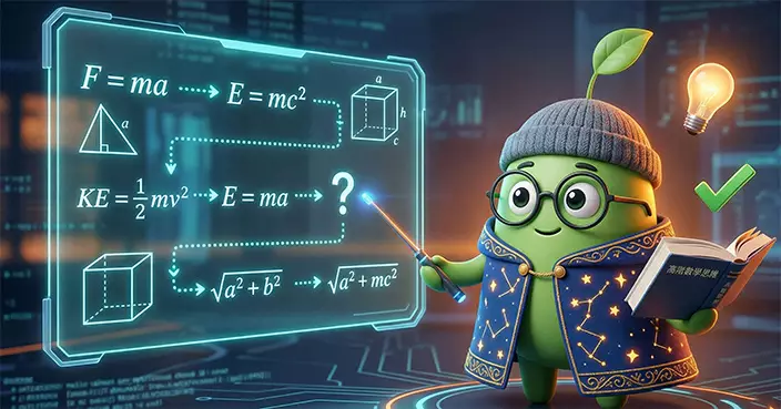 【AI 小息 🧃】數學題卡關？DeepSeek 教你「思維鏈」解題，拒絕只抄答案！🧠✍️