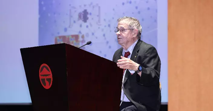 諾貝爾化學獎得主瓦謝爾教授嶺大開講 揭生物作用「靜電基礎」奧秘