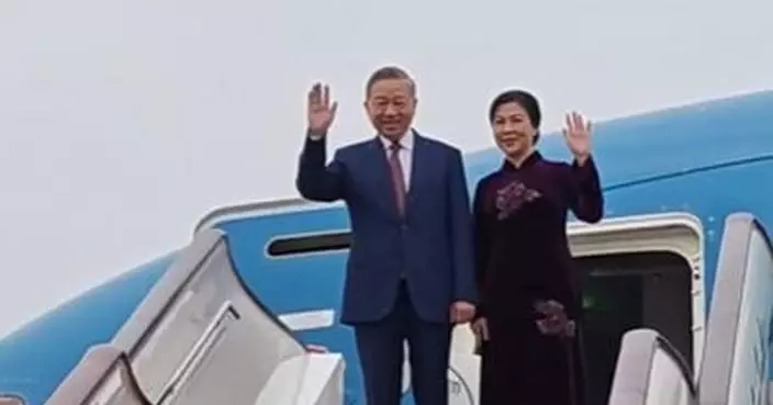 越共中央總書記蘇林抵達北京 展開四日國事訪問