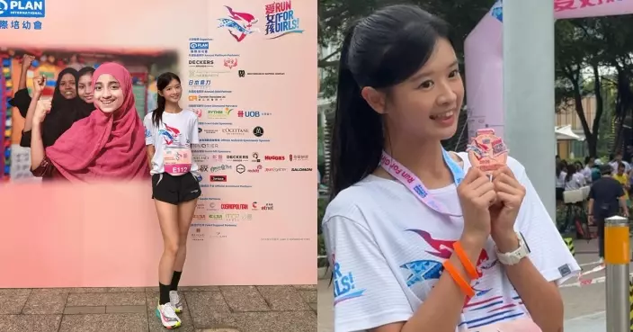 連家穎首次與爸爸挑戰10K慈善跑感幸福 以足球訓練融入跑步成功告別舊患