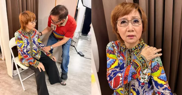 張德蘭為首個紅館騷綵排不慎差錯腳意外跌傷 左膊甩骹肩骨裂需進行復骹手術