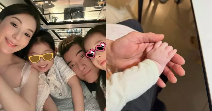 郭富城晒「三寶」手仔照 簡單一句「爸爸來了」盡展父愛