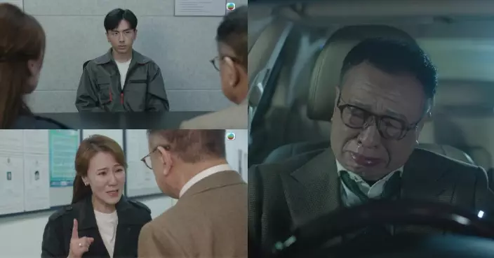 正義女神｜與丘梓謙反目兼被康華痛斥！許紹雄車廂痛哭戲勁揪心觸動網民