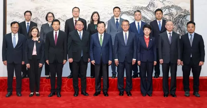 夏寶龍北京會見陳國基陳茂波 就港對接十五五規劃交流