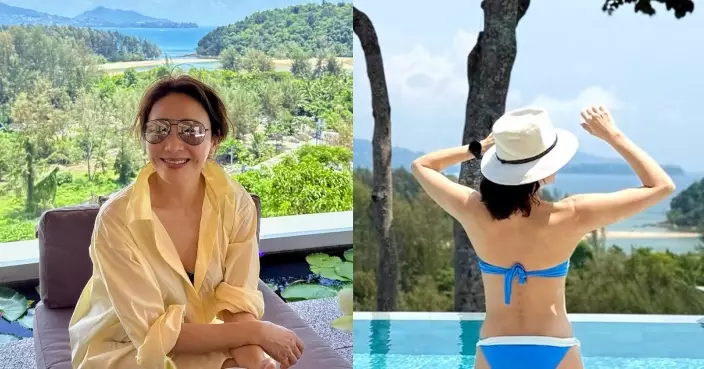 55歲黎姿度假大解放 晒水著照展「愛美神」身材震撼網民