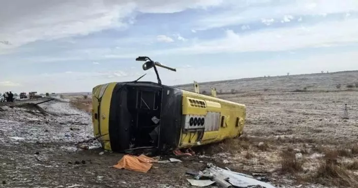 俄羅斯遠東巴士翻側釀兩死事故 14名中國傷者已回國治療