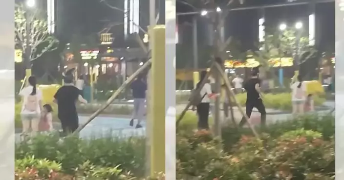 網傳將軍澳公園持「刀」男狂奔短片 警證實為少年持玩具刀玩角色扮演遊戲