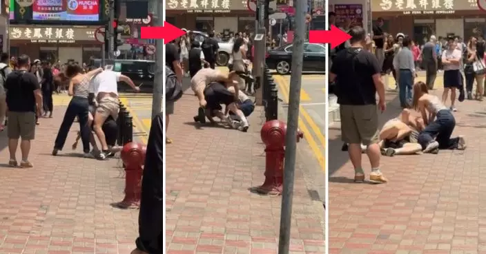 銅鑼灣兩男因駕駛問題互毆被捕 其一為休班警 重案組跟進