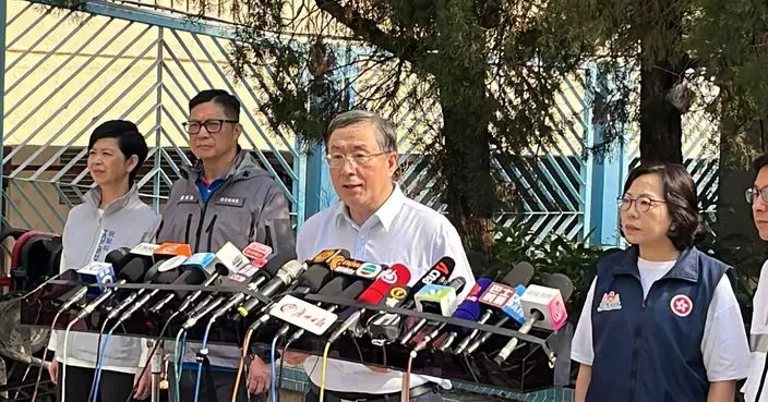 大埔火災 | 宏新閣78戶首日登記上樓執拾 卓永興：視乎環境可上落多於一次