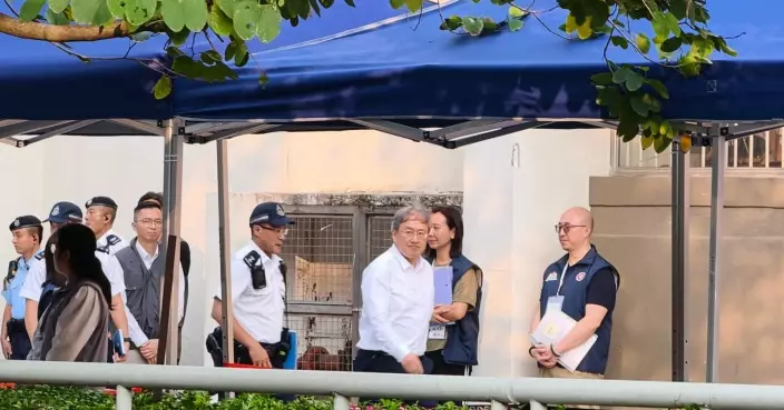 卓永興視察宏福苑上樓執拾安排 整個流程預計15天內完成