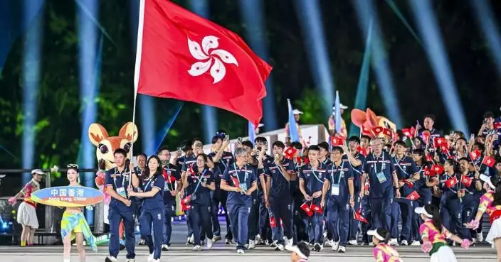 亞洲沙灘運動會三亞揭幕 港隊84名運動員出戰8項目