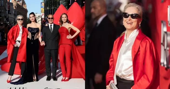 《穿PRADA的惡魔2》壓軸巡迴到英國 梅麗史翠普穿PRADA展現女王霸氣