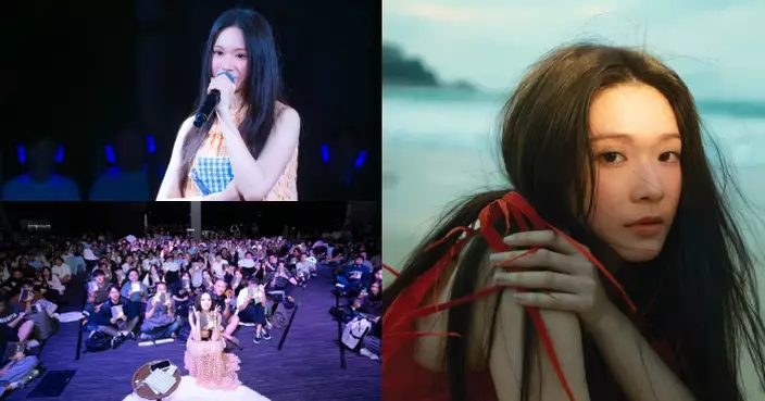 雲浩影為新碟舉行沉浸式耳機分享音樂之旅 通宵影專輯封面穿梭黑暗尋找光影