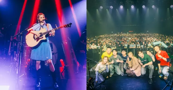 黃妍如願開全企位騷與樂迷近距離擊掌合唱 無懼抱病上陣結他自彈自唱