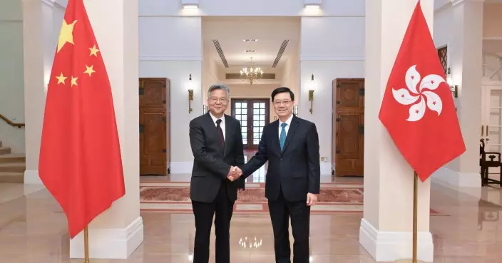 李家超禮賓府會見湖北省省長李殿勛 就深化鄂港合作交流意見