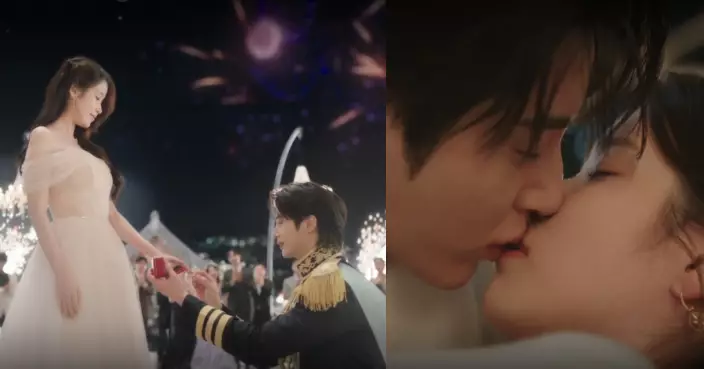邊佑錫、IU王子公主求婚名場面誕生  遊艇上演火辣濕吻
