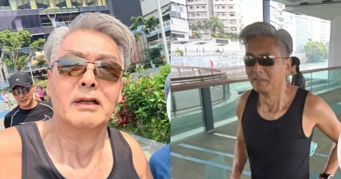 周潤發70歲跑步被捕獲！ 體型愈跑愈瘦 網民擔心過度消耗