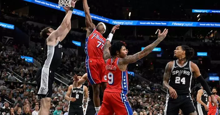 馬刺挫76人 文班亞馬傷出肋骨挫傷未知歸期