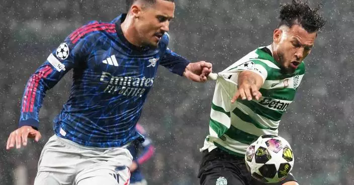 阿仙奴歐聯八強首回合險勝士砵亭 夏維斯補時建功奠勝