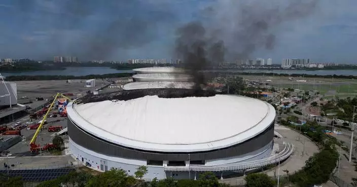 里約奧林匹克公園單車館火警無人傷 曾兩度因天燈起火