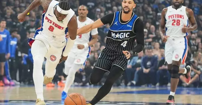 班哲羅班恩各入25分 魔術險勝活塞奪系列賽2比1領先