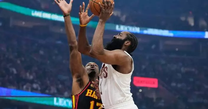 當路雲米曹伊雲莫布利合力 克里夫蘭騎士挫阿特蘭大鷹隊