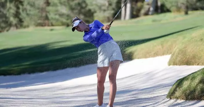 歌芙蓮沙特阿美錦標賽領先五桿 惡劣天氣下仍交出69桿