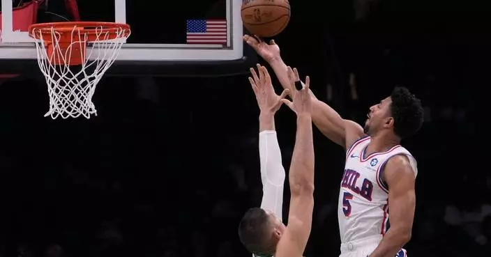 76人隊擊敗塞爾特人隊扳平系列賽 艾治甘比馬斯基合轟59分