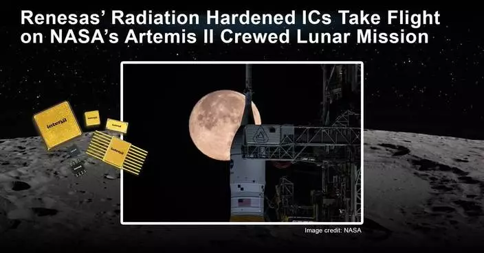 瑞薩電子抗輻射晶片助NASA Artemis II載人登月任務升空