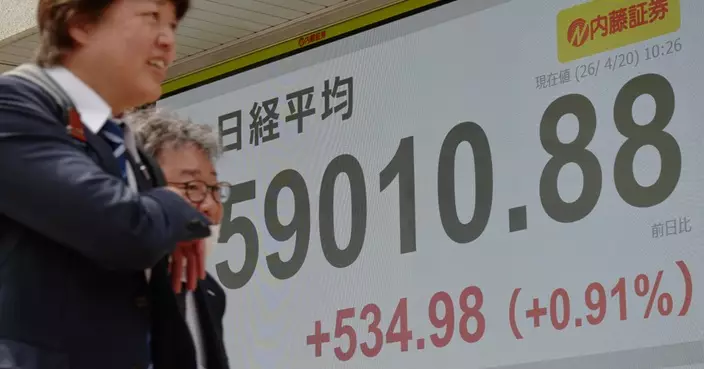 日股重越59000點 半日升0.97%