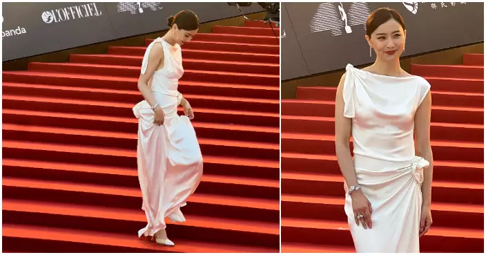 2026金像獎｜ 陳法拉絲緞白裙襯頂級珠寶現身  憑《贅夢》首度角逐影后寶座